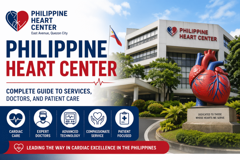 Philippine Heart Center building and services